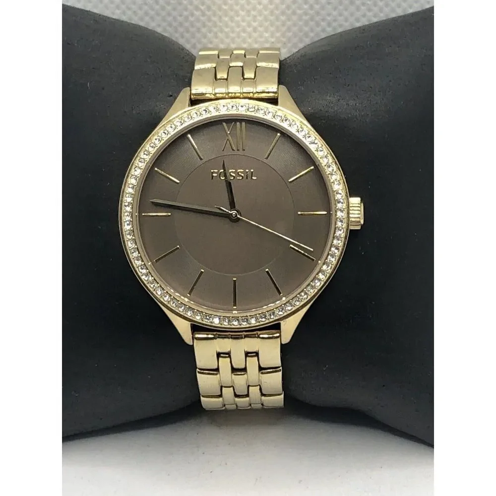 Fossil BQ3426 Women's Gold Stainless Steel Analog Dial Quartz Wrist Watch OP564